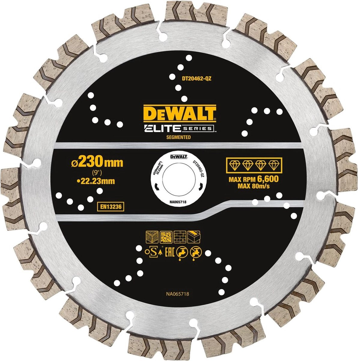 Dewalt Elite-Serie – Diamantscheibensegment – 230 mm – Beton und Ziegel