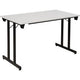 Klapptisch sodematub ft126tpmu-9100 rechteckig grau