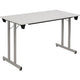 Klapptisch sodematub ft126tpmu-9500 rechteckig grau