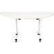 Klapptisch Sodematub FTHV3168D-Q800 halbrund weiß