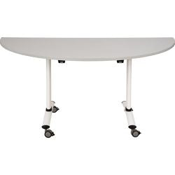 Klapptisch Sodematub FTHV3168D-R800 halbrund grau