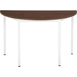 Tisch sodematub ft126dero-5c1c halbrund Walnuss