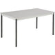 Tisch sodematub ft148rect-9213 rechteckig grau
