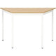 Tisch sodematub ft147trap-bc1c trapezförmige eiche braun