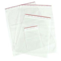 Griffbeutel 150x100mm PP transparent