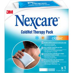 Heiße und kalte Kompresse Nexcare Classic 26 x 11 cm blau, weiß