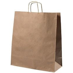 Papiertüte l braun 28,8 l 400x160x450 mm