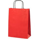 Papiertüte rot 8,7 l 240x110x330 mm
