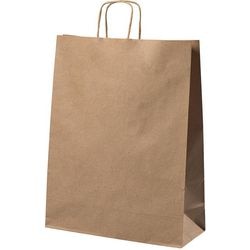 Papiertüte m braun 15,7 l 320x120x410 mm