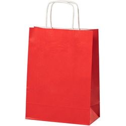 Papiertüte m rot 15,7 l 320x120x410 mm