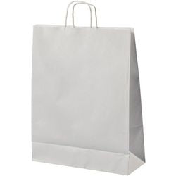 Papiertüte m weiß 15,7 l 320x120x410 mm