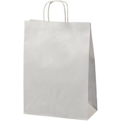 Papiertüte weiß 8,7 l 240x110x330 mm