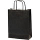 Papiertüte xs schwarz 3,5 l 180x80x240 mm