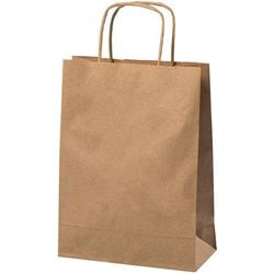 Papiertüte xs braun 3,5 l 180x80x240 mm