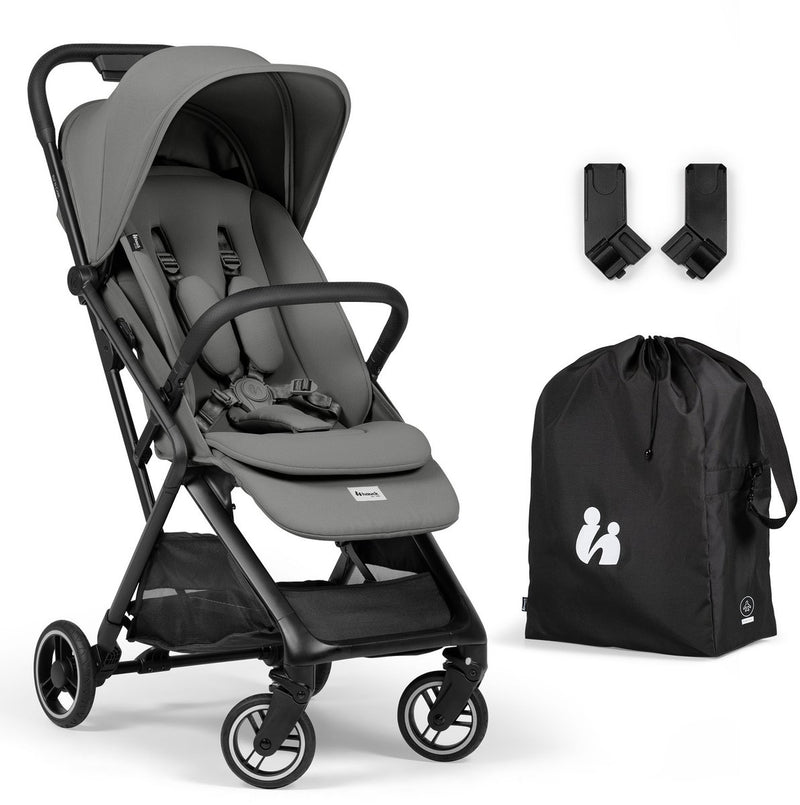 Hauck-Toys Hauck Fly n Care – Superkompakter Reisebuggy für reisefreudige Eltern – Stein