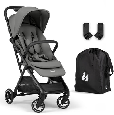 Hauck-Toys Hauck Fly n Care – Superkompakter Reisebuggy für reisefreudige Eltern – Stein