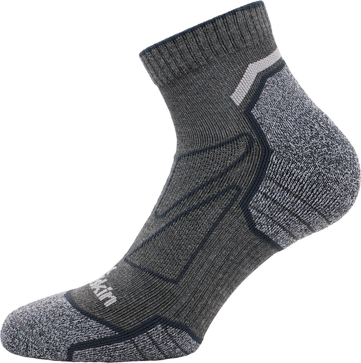 Jack Wolfskin Vojo Light Sock Low C Unisex-Sportsocken – dunkelgrau