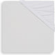 Jollein – Baby-Spannbettlaken-Box-Matratze Jersey (weiß) – Baumwolle – Spannbettlaken Baby, Spannbettlaken-Box – 75 x 95 cm