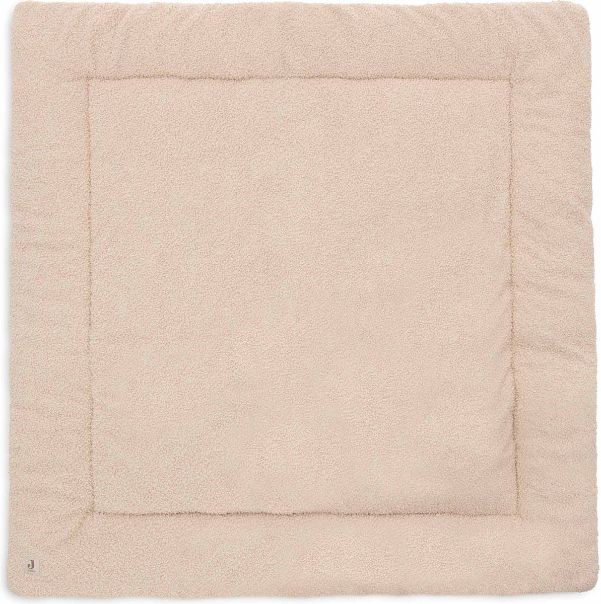 Jollein Laufstallmatte 100x100cm - Babyspielmatte - Bouclé natur