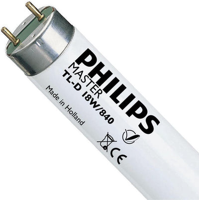Philips Leuchtstoffröhre 18 W 840 Master Super 80 Kaltweiß (u) | 25 Stk