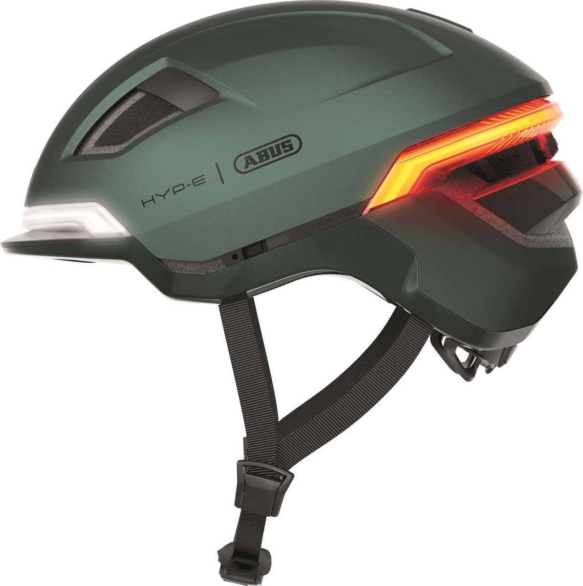 ABUS Smart Helm Hyp-e Dschungelgrün S 51-55 cm