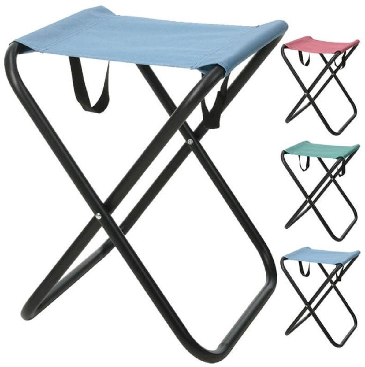 Redcliffs Klapphocker Metall 3 Achsen. Farbe
