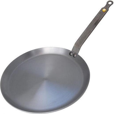 Debuyer de Buyer Mineral B Pfannkuchenpfanne 24 cm – Crêpespfanne – Stahlblech – PFAS-frei – natürlicher Antihafteffekt – hergestellt in Frankreich