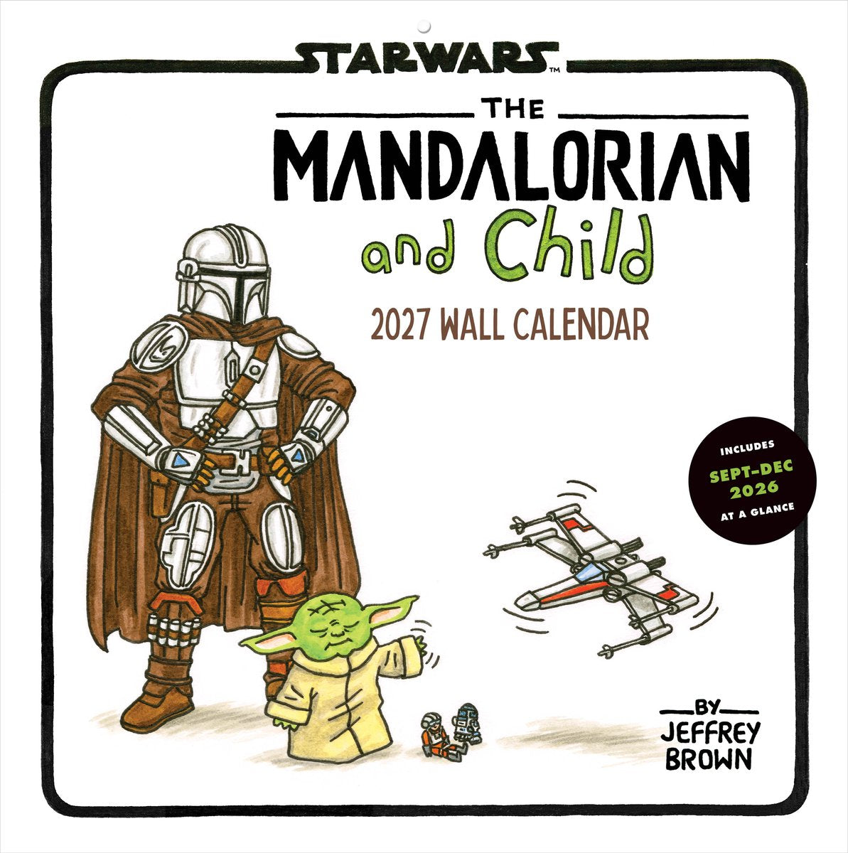 Star Wars: Der Mandalorianer und Kind 2027 Wandkalender