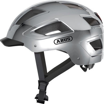 Abus Hyban 2.0 Chrom Silber L Fahrradhelm (56 bis 61 cm)