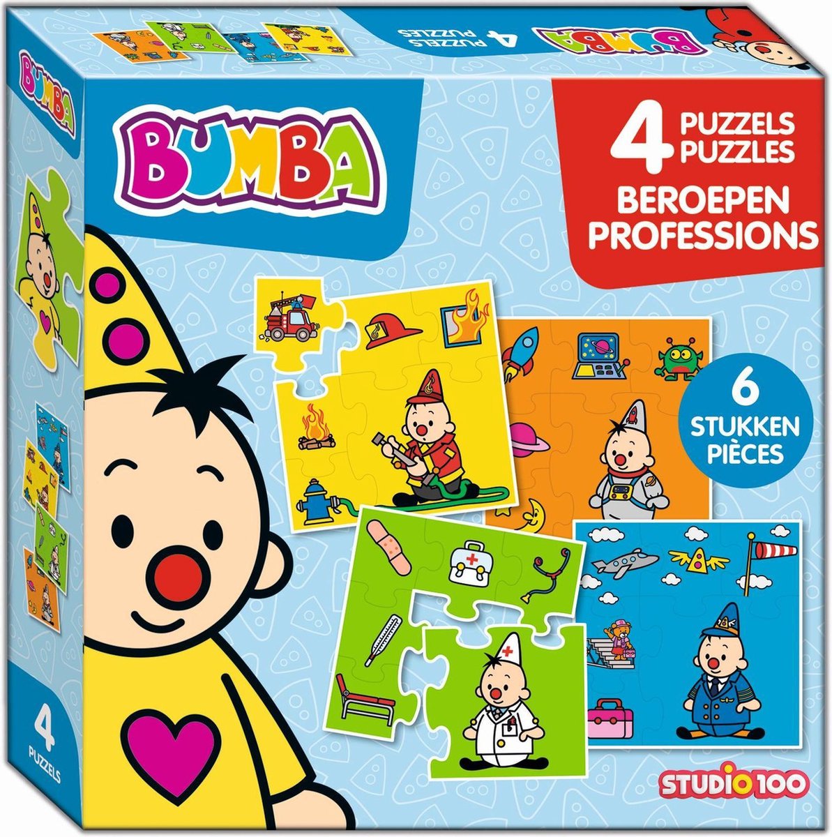 Bumba Puzzle -Berufe, 4in1
