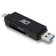 ACT-Konnektivität USB-C USB-A-Kartenleser, SD Micro SD