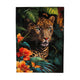 Dijk Natural Collections Wandkunst, Leoparden-Leinwand, glänzend, 70 x 100 cm