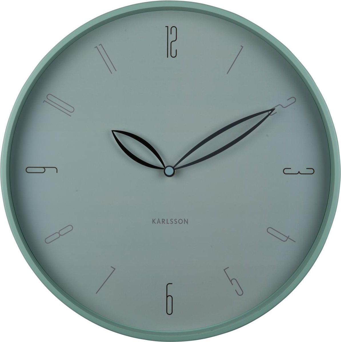 Karlsson Wanduhr Blütenblätter – blau – ø40 cm – skandinavische Wanduhr