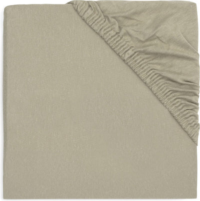 Jollein - Spannbettlaken Jersey 70x140cm - Wiege, Bett, Babybett - Olivgrün