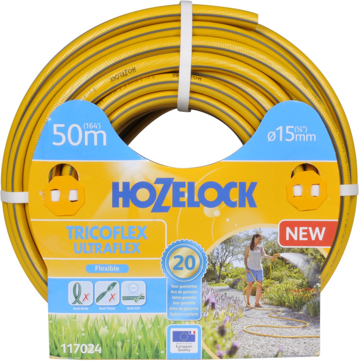Hozelock Tricoflex Ultraflex Schlauch 50m (�15 mm)
