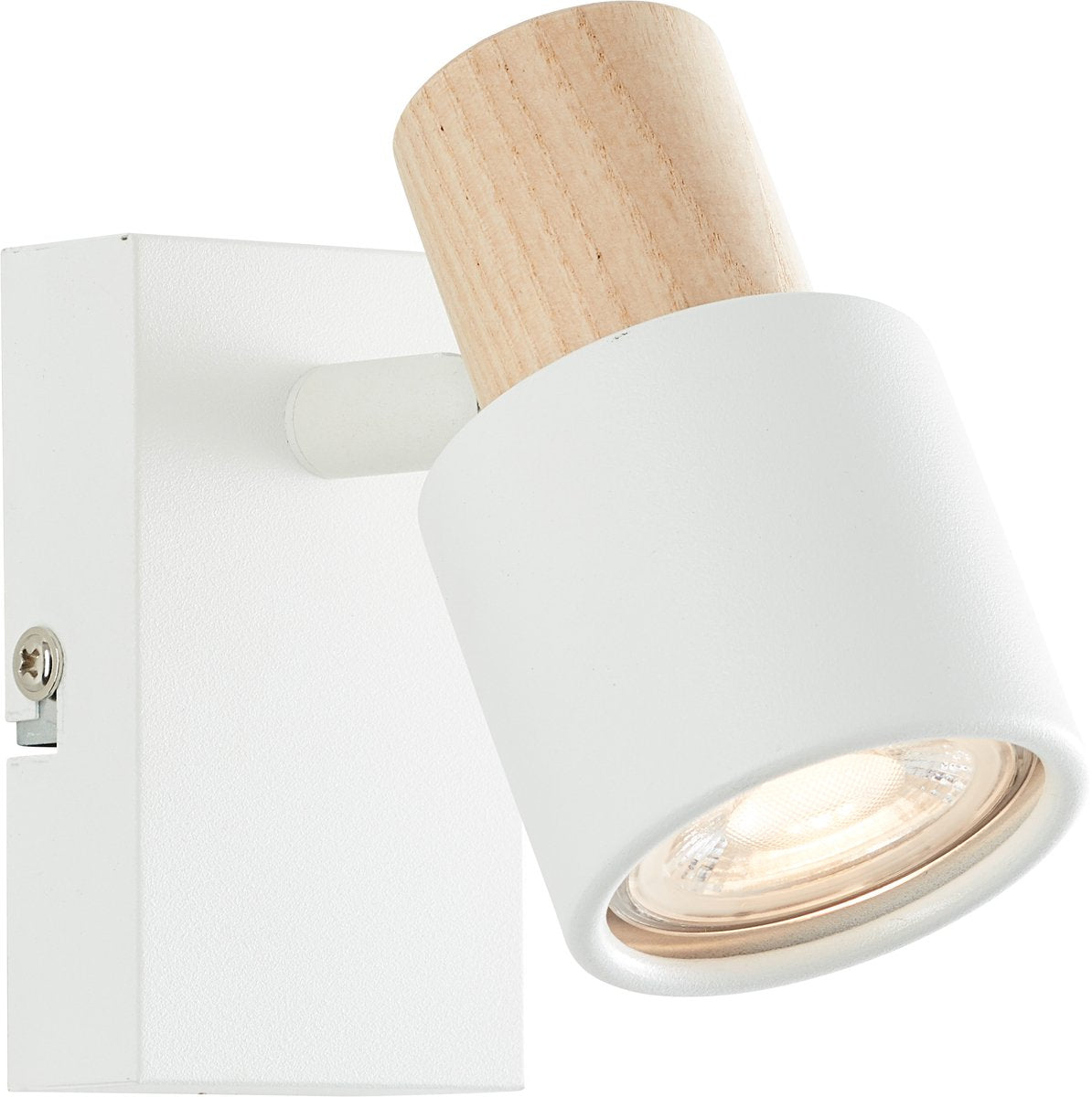 Brilliant Pini – Wandleuchte – Gu10 max. 1 x 10 W – weißes Holz