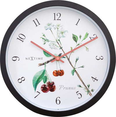Nexttime Prunus – Outdoor-Uhr – 30,5 cm – Metall – weiß – wetterfest