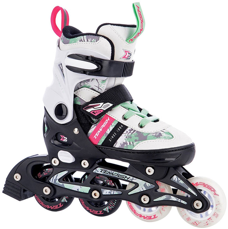 Tempish Dasty 2 Inlineskates – Inline-Skates – verstellbar – Kinder – Weiß – Größe 33-36