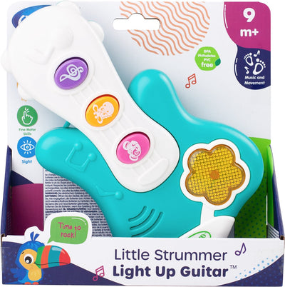 Playgro – leuchtende Gitarre – Babyspielzeug-Musikinstrument – Babyspielzeug – Musikinstrument für Babys – interaktives Babyspielzeug – Lernspielzeug – Mutterschaftsgeschenk – Babygitarre – Spielzeug mit Licht und Ton