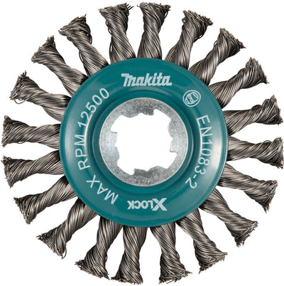 Makita Zubehör Rundbürste 115 mm X-Lock Stahl – D-73405 D-73405