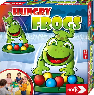 Noris – hungrige Frösche – 2 bis 4 Spieler – ab 4 Jahren