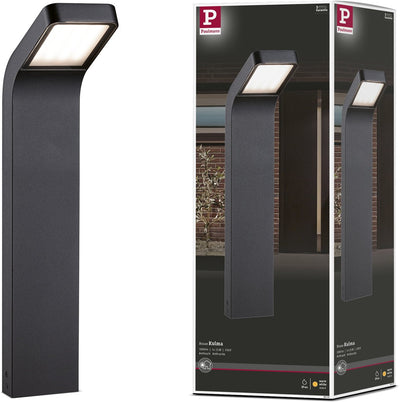 Paulmann LED-Pollerleuchte Kulma seewasserbeständig IP44 500 mm 3000K 7,5W 520lm 230V Anthrazit-Aluminium