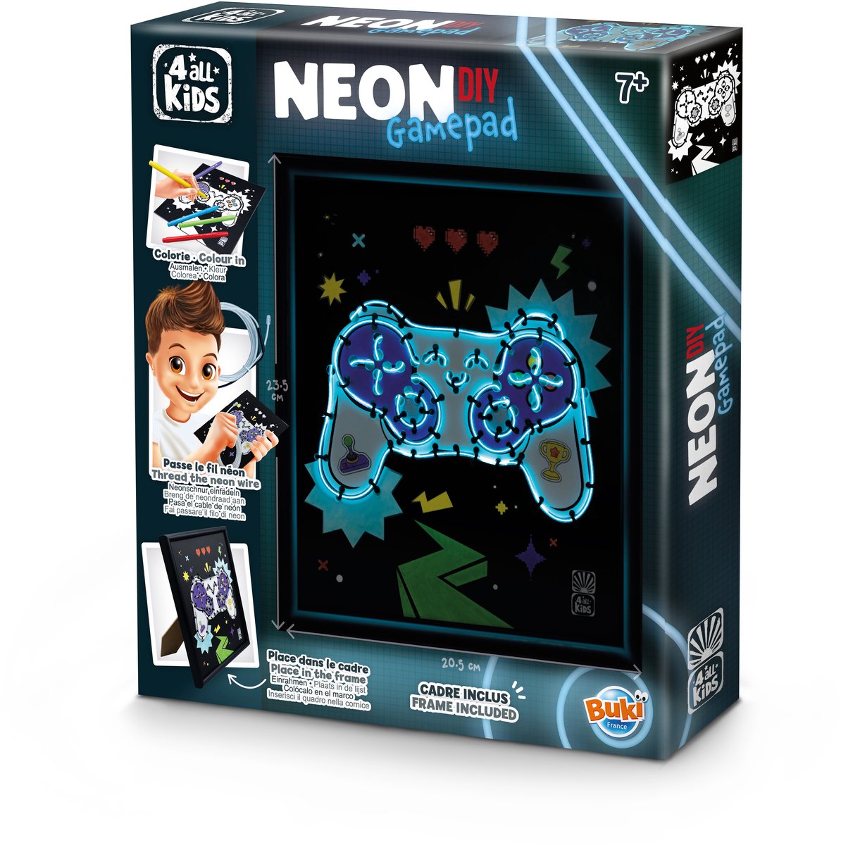 Buki Frankreich Buki – Neonrahmen – Gamepad-Thema – Basteln – Hobby