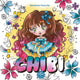 Hachette Heroes Chibi Art Therapy Malbuch – Sandrine Fourrier – Malbuch für Erwachsene