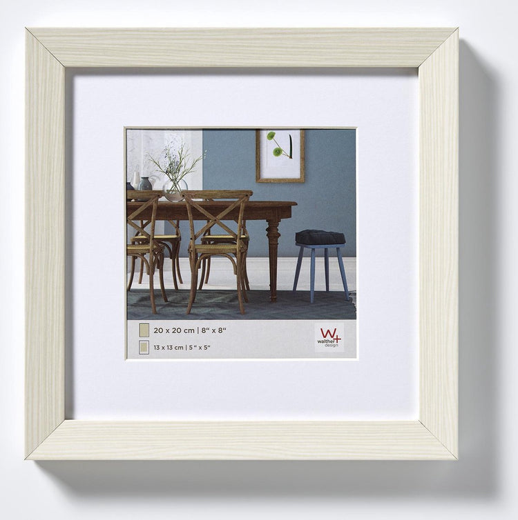 Walther Fiorito - MDF-Holzrahmen - Fotogröße 30x30 cm - Weiß