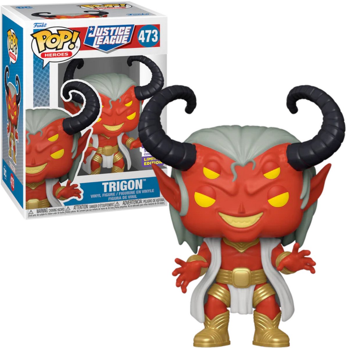 Funko-Pop! Trigon Justice League #473 [Sommerkonvention 2023] sdcc