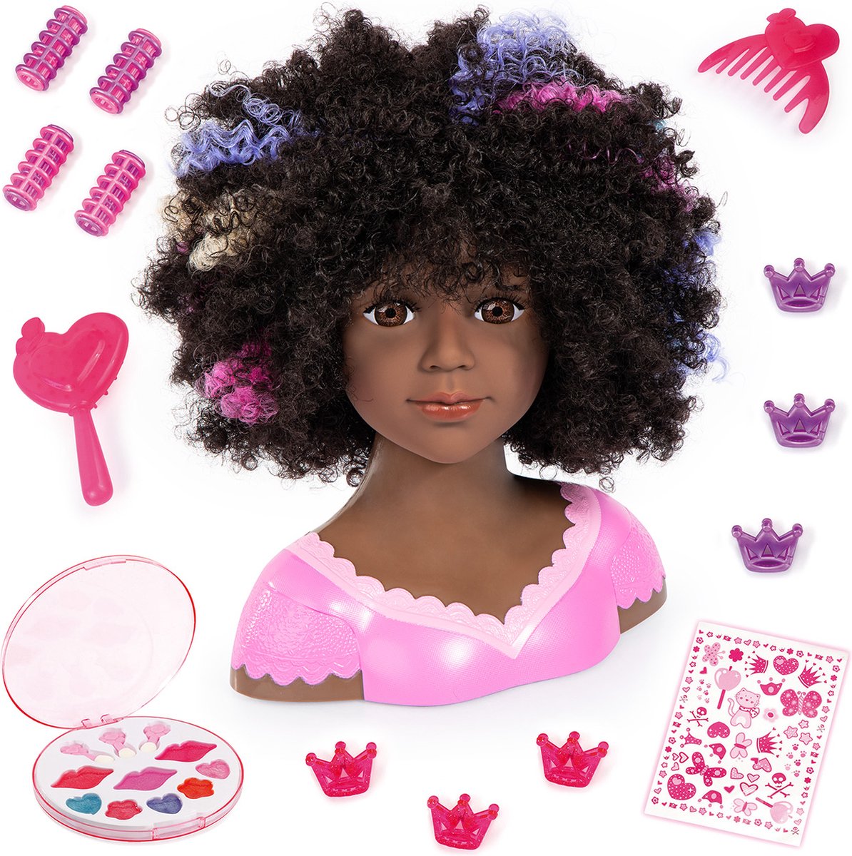Bayer Design – Charlene Supermodel Kapuze – Make-up – Haarschmuck