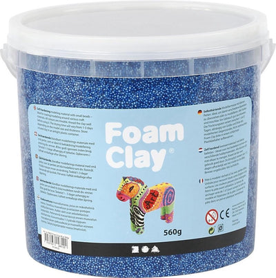 Schaumstoffton - Blau, 560gr