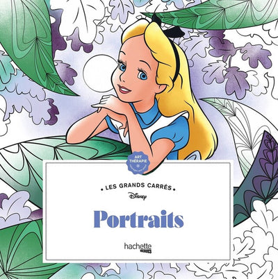 Hachette Heroes Les Grands Carrés Disney Porträts – Hachette – Malbuch für Erwachsene