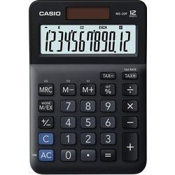 Rechner Casio MS-20F schwarz 12 Ziffern